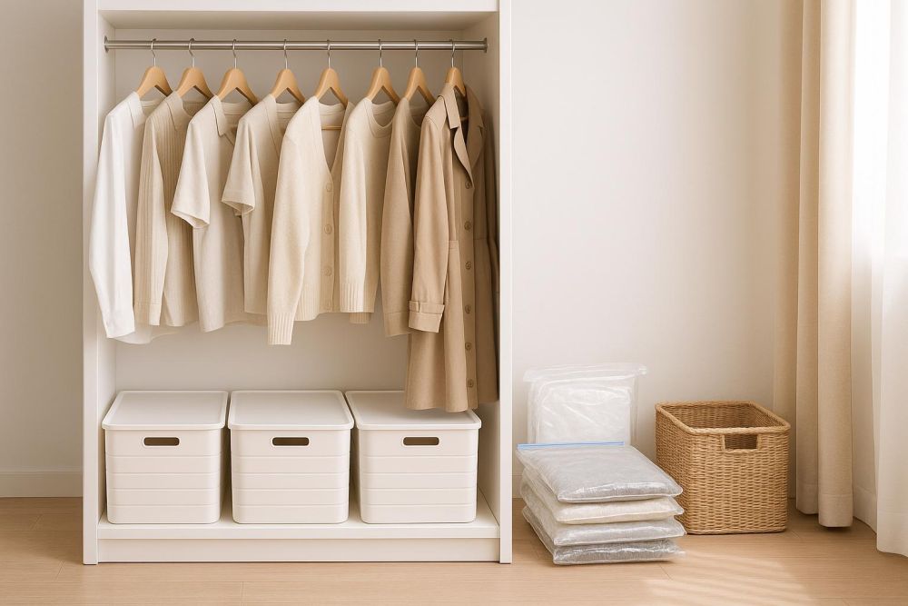 換季衣物總是塞爆櫃?專家3招收納空間翻倍、不再亂糟糟