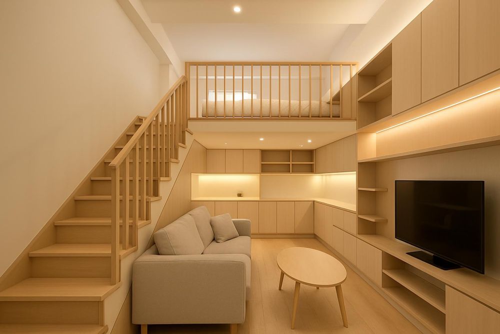 1坪變3坪！新手最易踩雷的挑高夾層屋裝潢5大關鍵，沒做全家收納、機能都浪費