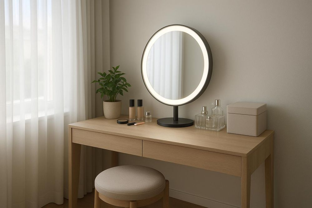 化妝台別只顧擺放!這3個設計細節,收納量翻倍、空間美觀大升級