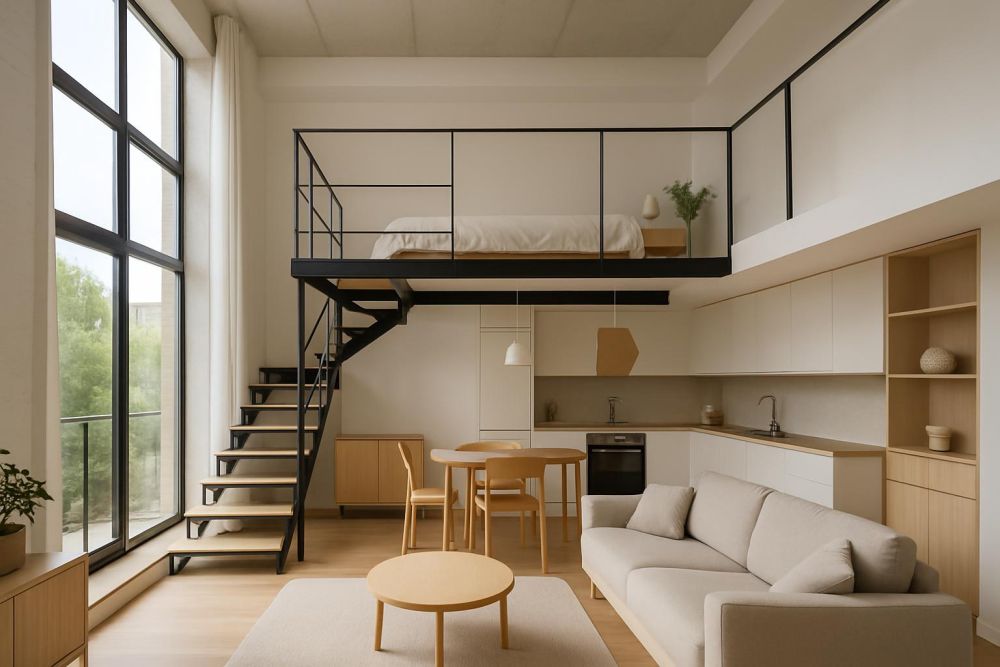 LOFT公寓只用這1招,層高變雙倍、空間擴容2倍!小戶型變身兩層, 收納機能一次到位