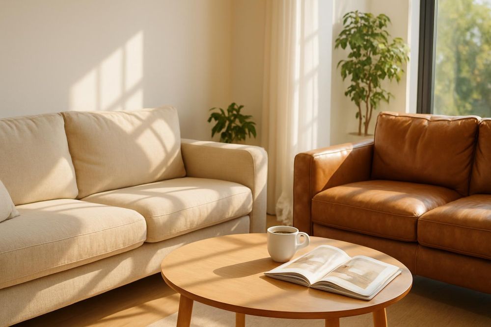 沙發選錯超後悔！2026年布沙發VS皮沙發真實優缺點對比，過來人後悔竟全在這1點