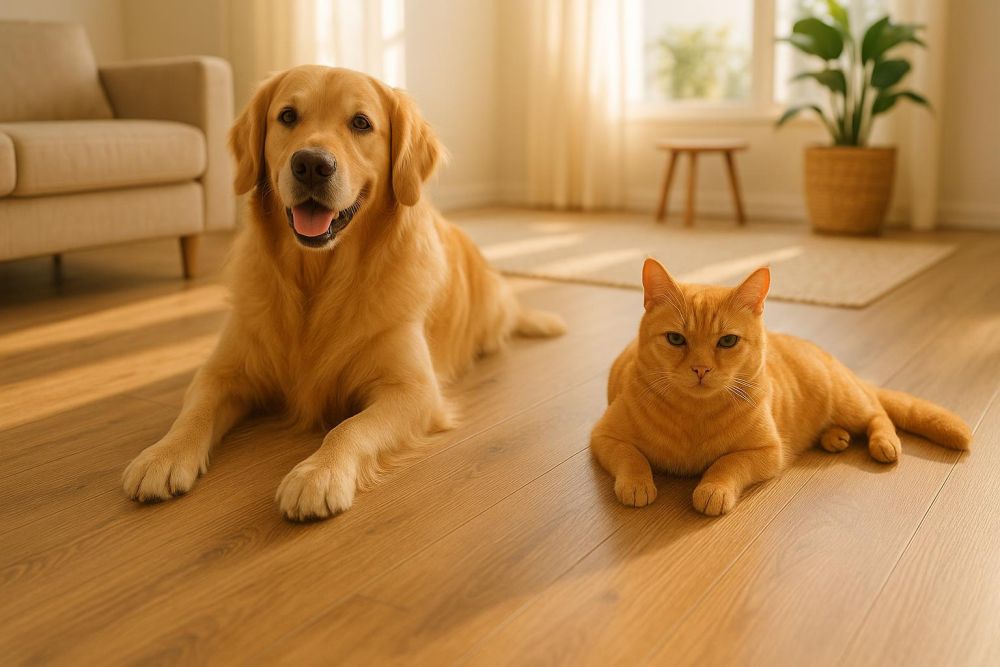 別再選超耐磨地板！2026寵物宅「3大選材陷阱」+毛孩友善地板全攻略