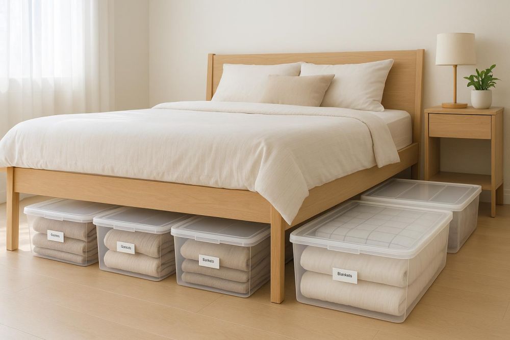 床下空間浪費掉？「這3招」床下收納量激增2倍，取物超方便不再亂