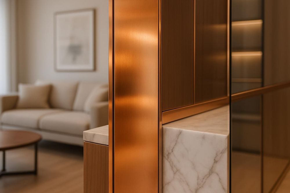 空間質感總覺得不夠高級？鍍鈦金屬這1招打造設計師級平衡美感