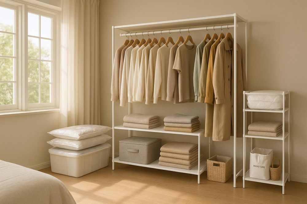 換季收納東西還亂堆？5大實用技巧讓衣物翻倍好收，衣櫃空間多出2倍！