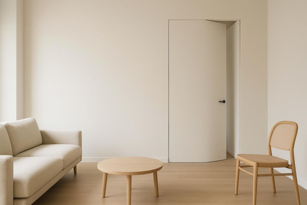 隱藏門這樣做，空間視覺放大2倍！一體成型設計質感翻倍不突兀