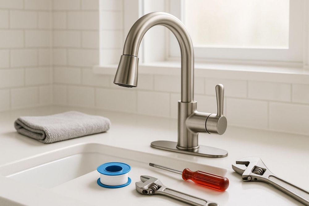 水龍頭漏水別急找師傅!3步驟DIY輕鬆更換,省下1,500元安裝費