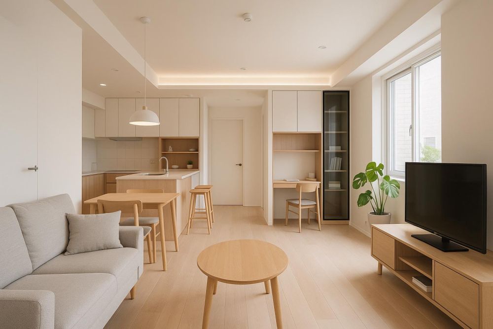 小坪數空間擁擠怎麼辦?川字型格局設計讓房子多出2倍收納、空間更明亮