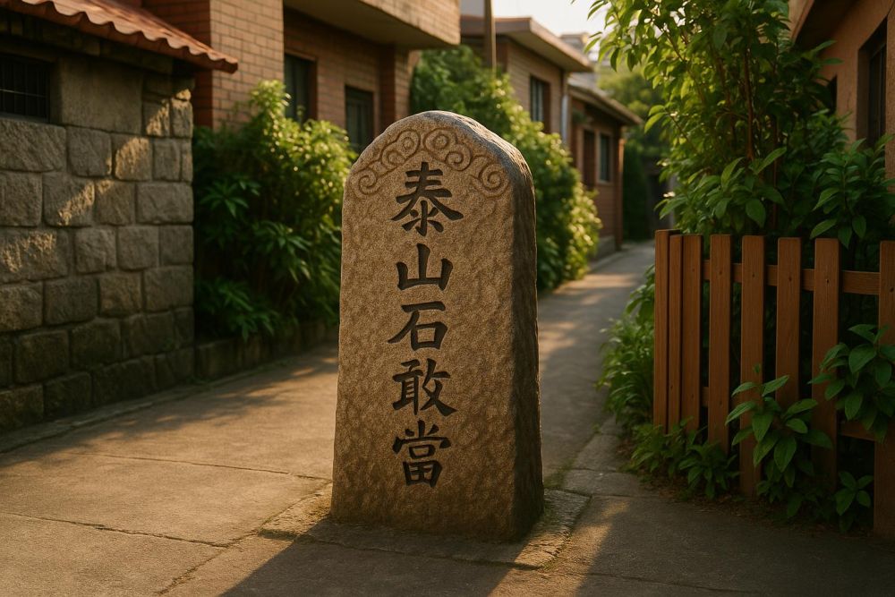 裝潢放錯泰山石敢當反招煞?選址、擺放3大重點,一文搞懂風水保家祕訣