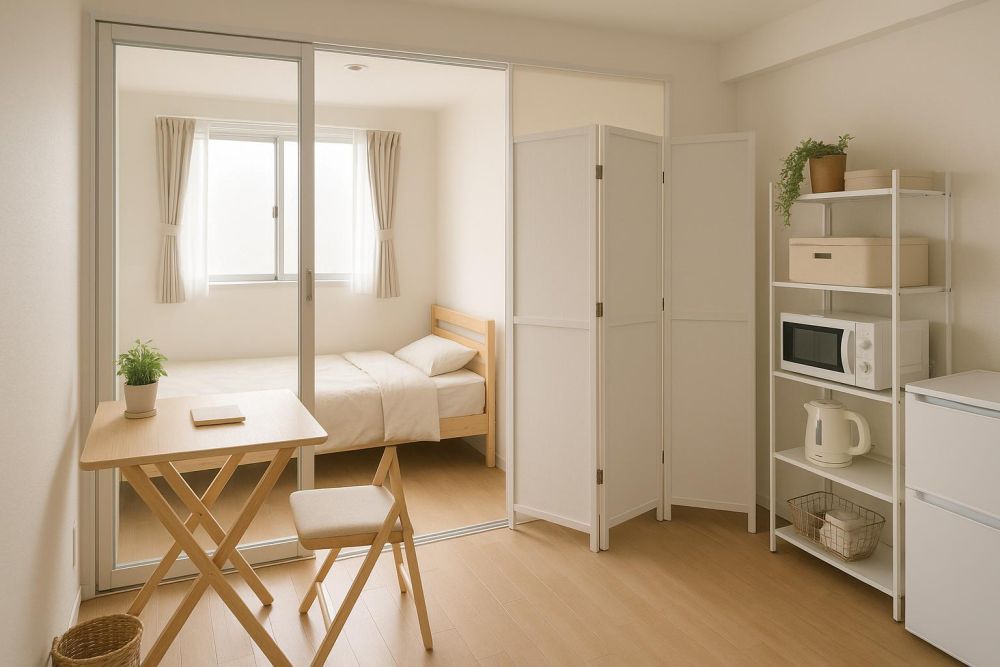 租屋隔間小空間怎麼隔？這3招靈活改造，安全無違建、隱私收納翻倍