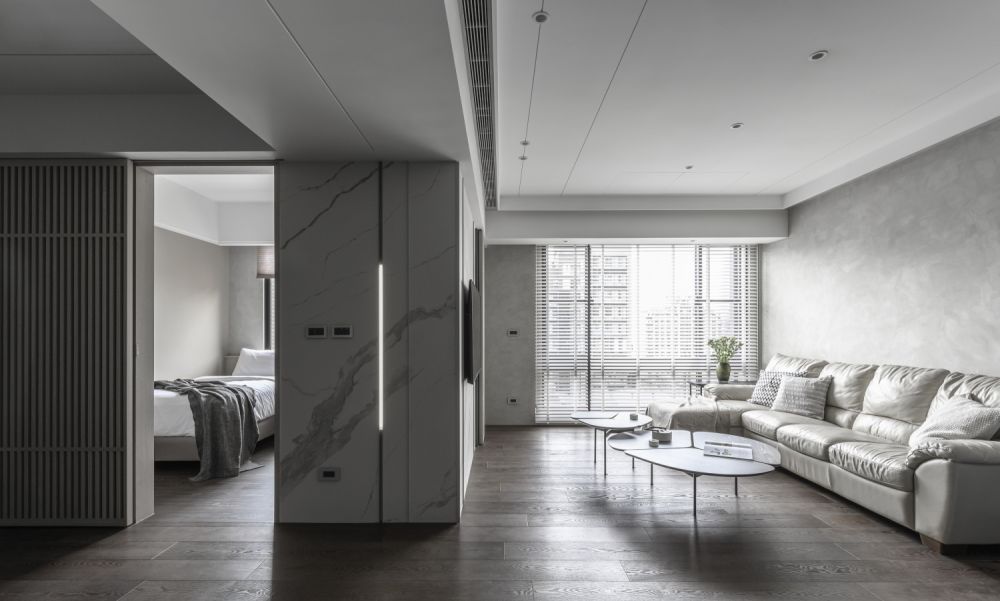 現代風裝修 35坪 4房2廳2衛 台北市 Residence SS - 光影 裝修案例效果圖 - 100室內設計
