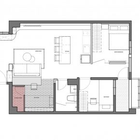 板橋張宅 現代風 新成屋