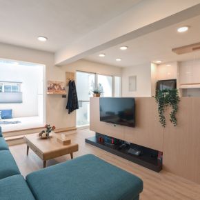 綠意與貓 混搭風 老屋翻新