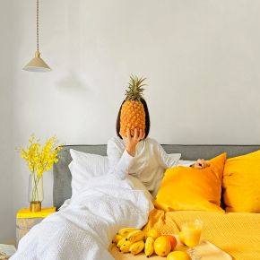 黃橙橙 現代風 新成屋