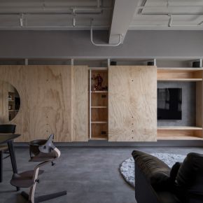 合伴 plywood house 混搭風 新成屋