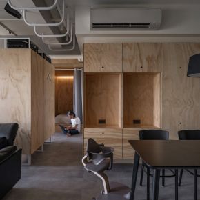 合伴 plywood house 混搭風 新成屋