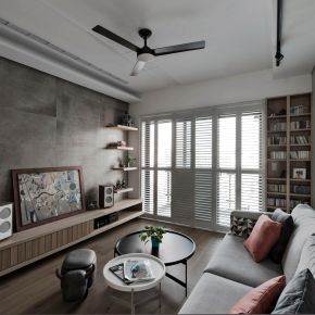 愜意 混搭風 新成屋