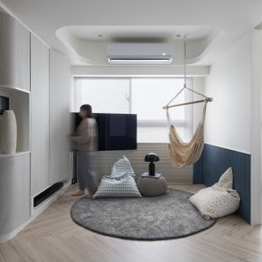 勾勒。法式藍調 混搭風 新成屋