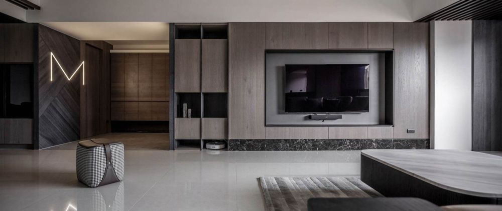 義式極簡紅樓花園