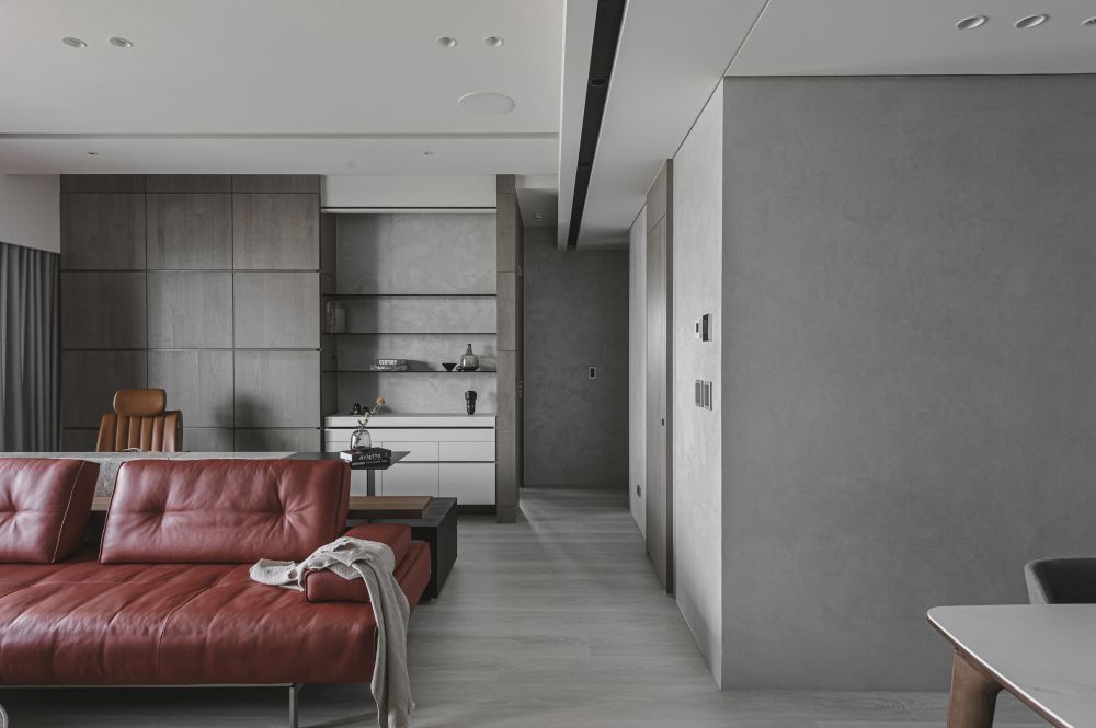 永和．C宅．染色橡木+ 灰色大理石+瓷釉板．30P