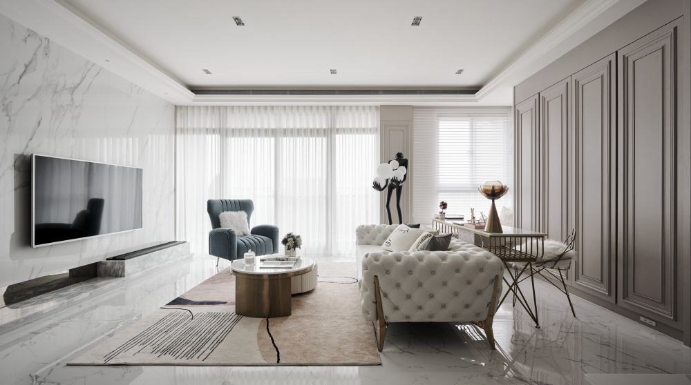 夏曼娣-PARIS STUDIO 我的生活 × 工作所 奢華風 新成屋