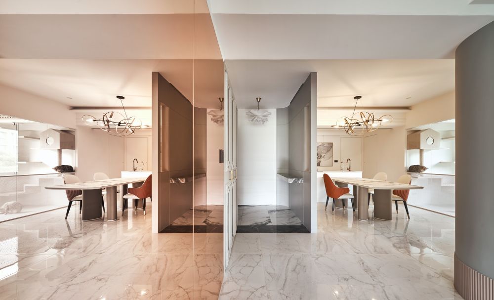 午後的銀白雪境