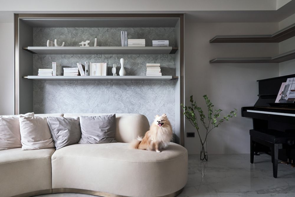 午後的銀白雪境