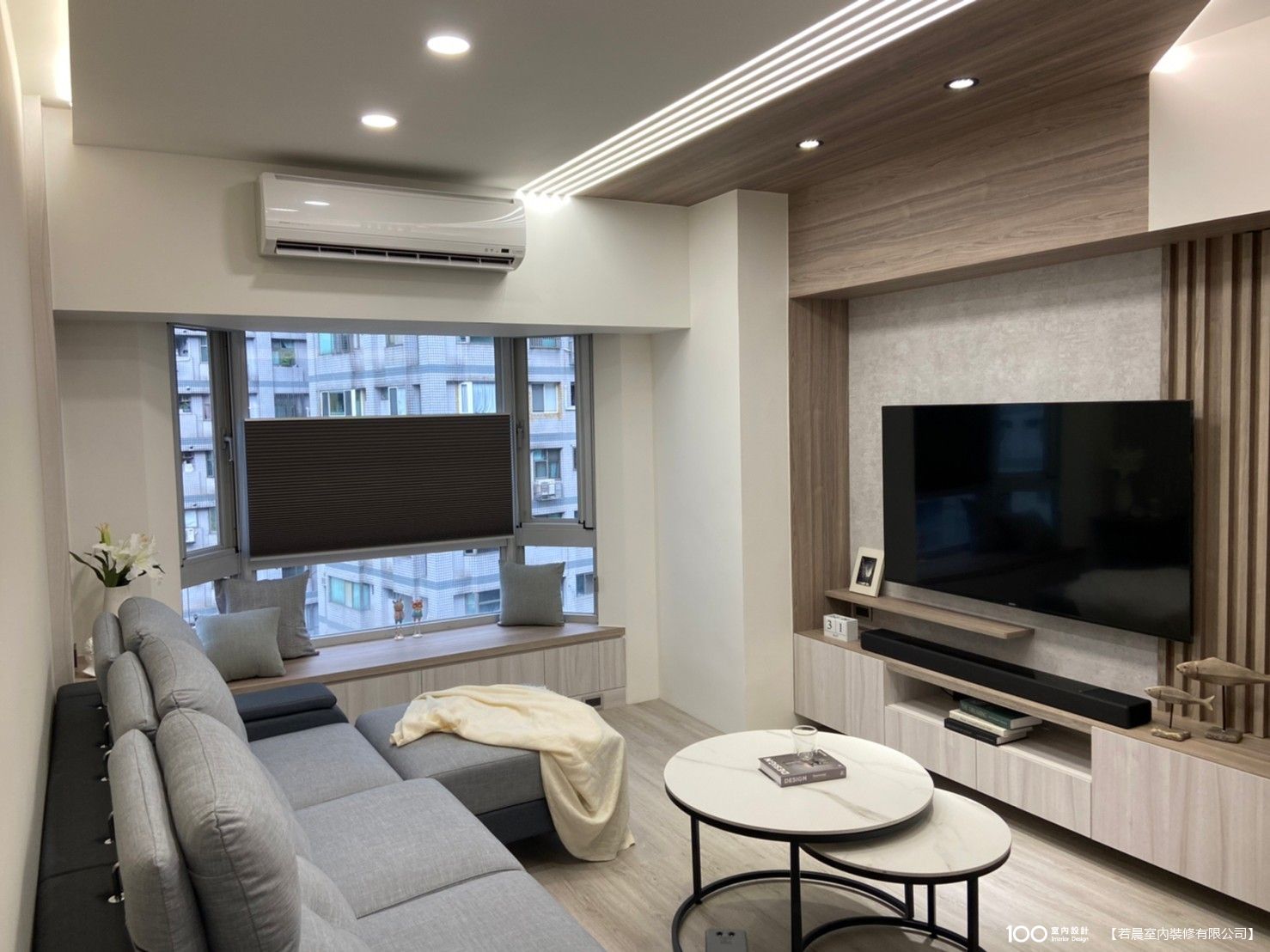 日式風裝修 23坪 3房2廳2衛1陽台 262萬 新北市 L.Light 裝修案例效果圖 - 100室內設計