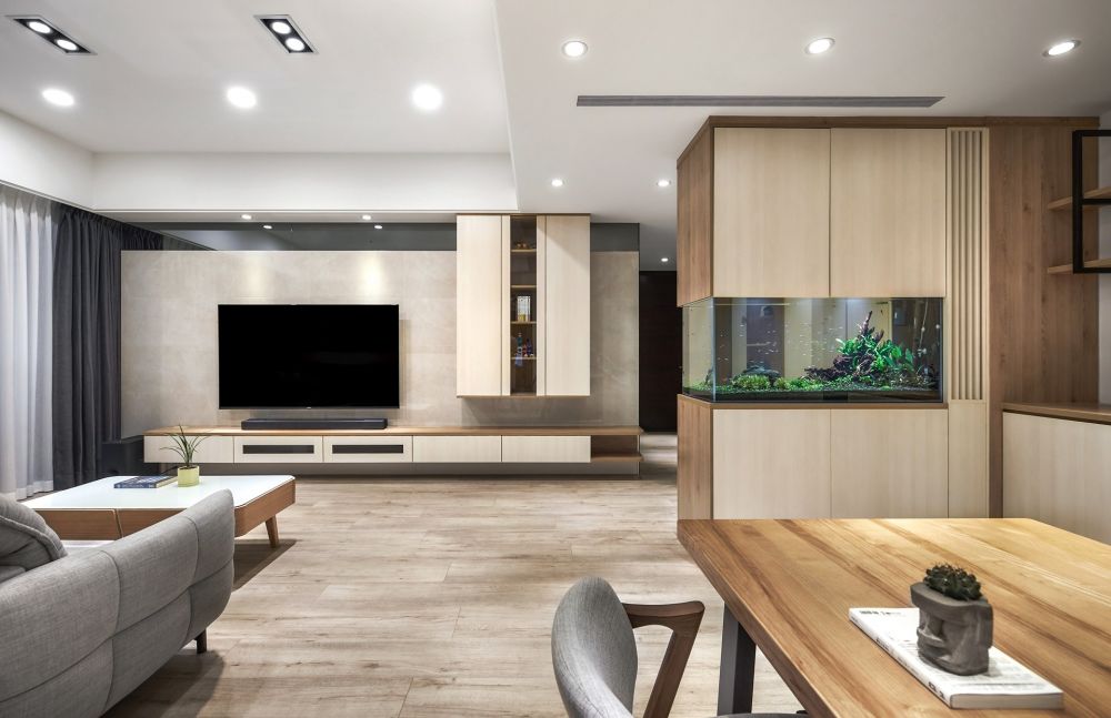 現代簡約煦暖木質宅