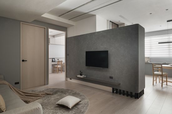 灰調質感宅_22坪老屋翻新 現代風 老屋翻新