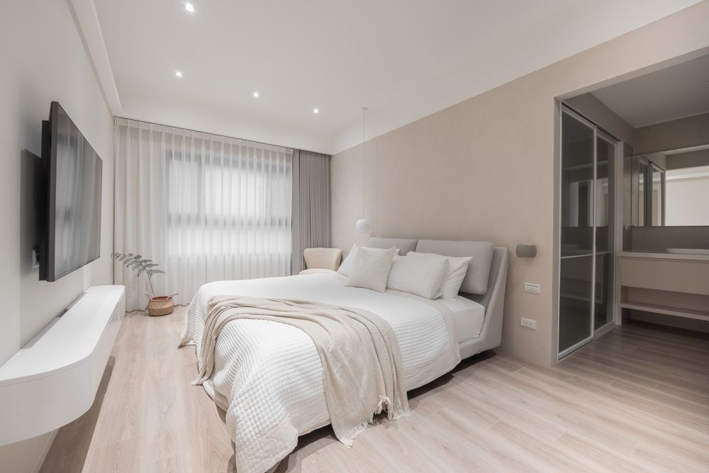 用弧形設計語彙串聯空間，打造「減法設計」的日式美學