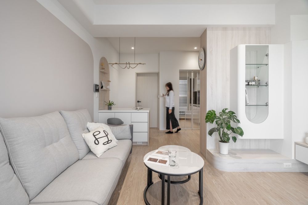 圓弧x淡彩奶油, 打造柔軟放鬆的北歐宅生活