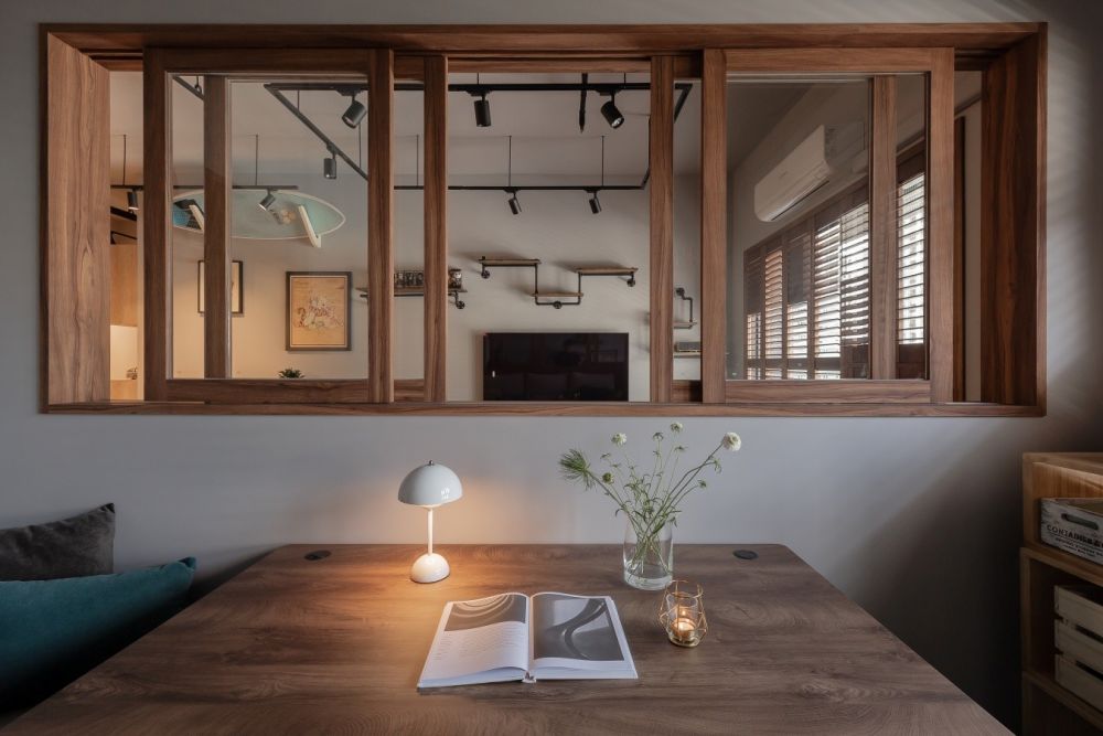 注入復古工業獨特的魅力，以鐵件 × 穀倉門共築42坪3房復古工業風寓所