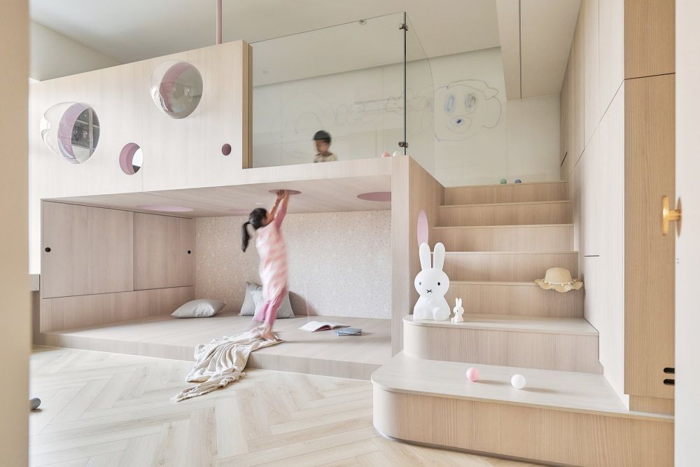 光色共影—現代輕奢風樓中樓豪邸 台中大雅自地自建W宅