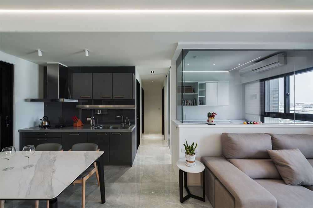 現代簡約 白境夢華 台南 33坪 三房兩廳 新成屋