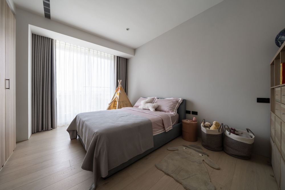 『跳耀色彩，隱藏魔法』 台南小家庭空間魔法宅