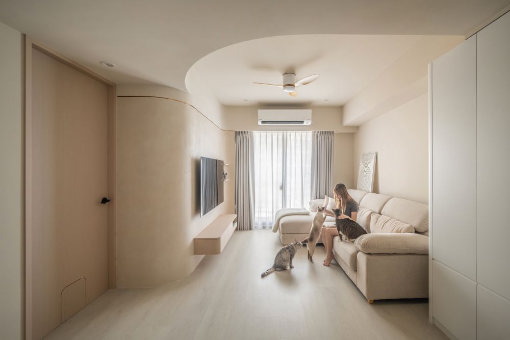 凝境16坪.復古奶茶✕ 休閒北歐 ✕  輕柔現代 ✕ 混搭風舒閒宅