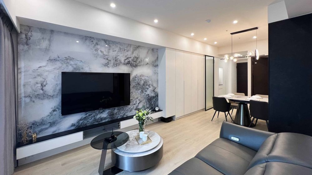 19坪風格美宅｜現代俐落風格，打造奶油溫潤風格居家