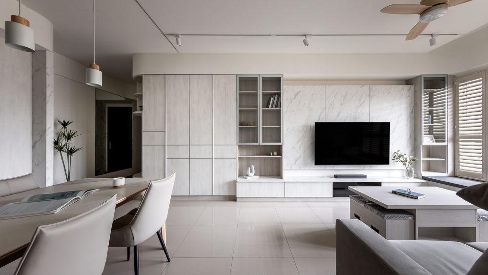 溫潤低調,一家四口北歐簡約宅