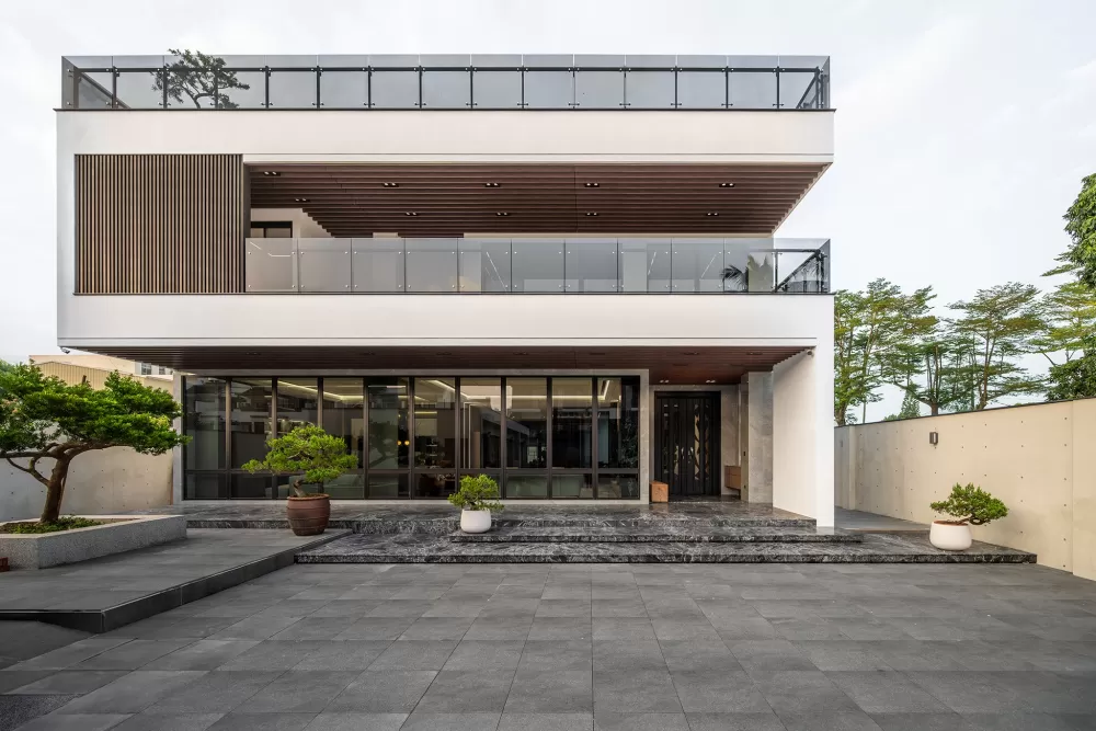 台南別墅設計案 現代風 自地自建