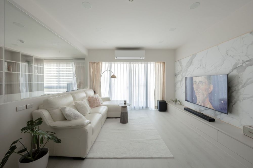 日光灑進,讓屋主一見傾心的奶油風!打造35坪的柔光日常