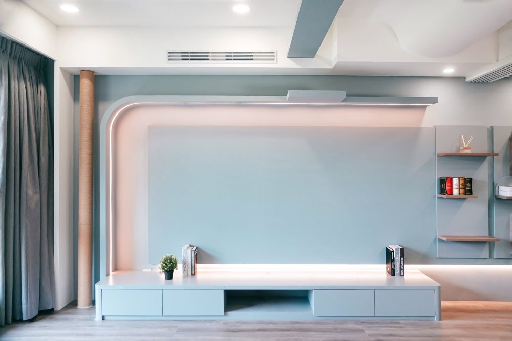 藍灰色系 療癒 貓星人 愛屋