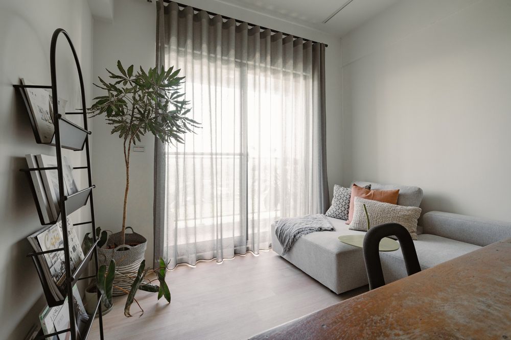 設計師租屋也不將就，用減法設計打造的軟裝宅