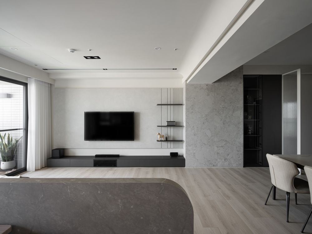 灰白靜謐・當代宅的柔光協奏