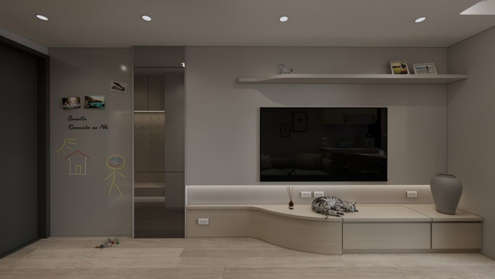 土城-L宅 點到為止的溫度，俐落、乾淨、圓潤