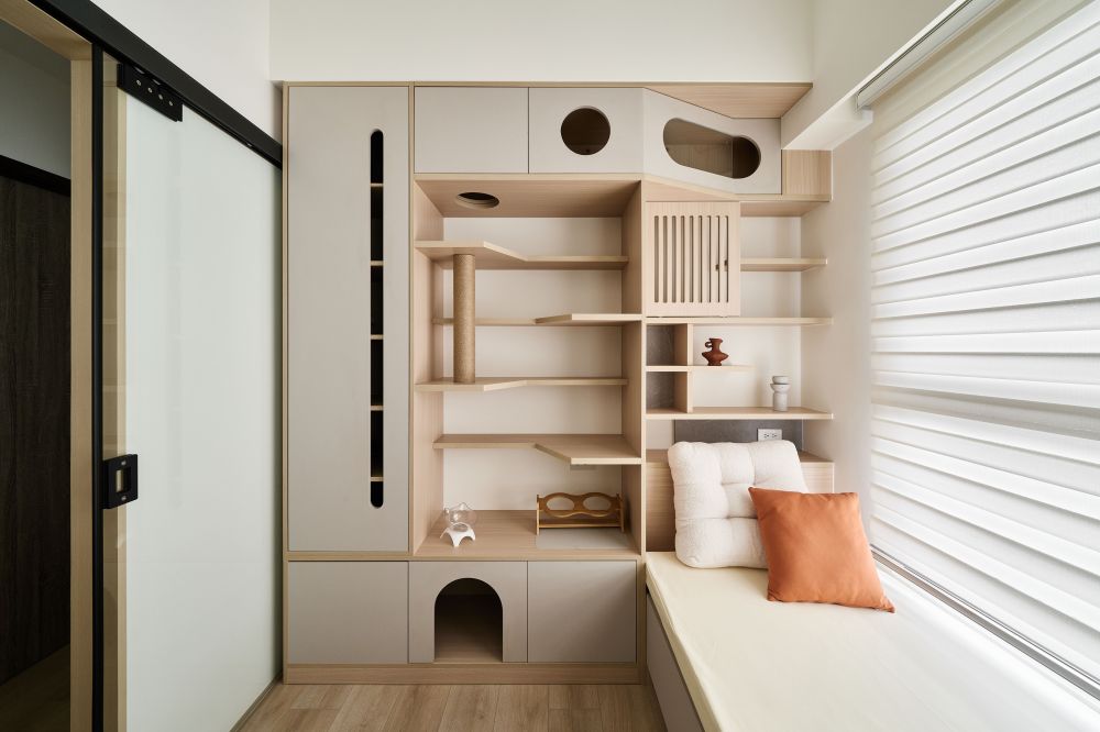 日禾寵時光 / 擁有貓咪書牆的主題宅