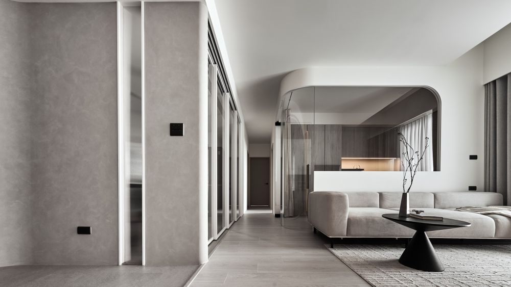 No.2|極簡灰與原木質感勾勒的現代簡約宅