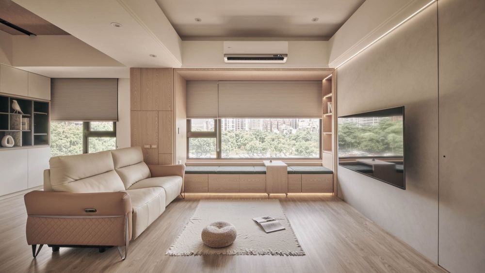 新北新店|快融化了!輕輕挖一口豆乳冰淇淋 29坪現代日式宅