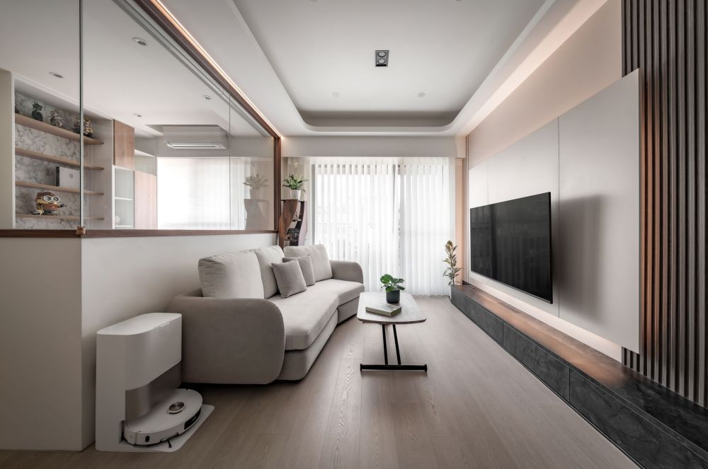 現代輕隔間,開啟居家的大空間感