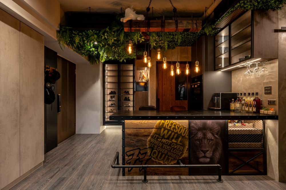 辛巴與七七-鐵漢柔情獅子王22坪工業風主題宅